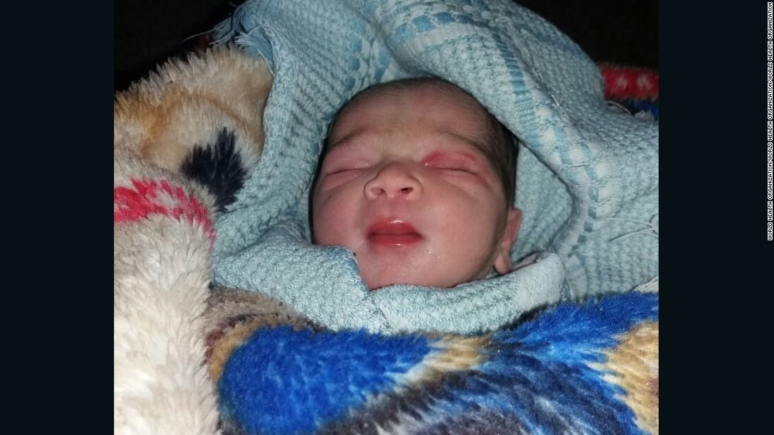 Tasnim was born 19 Dec in a clinic supported by the WHO Country Office in Turkey through its essential supply line in northern Syria #Aleppo. At birth, Tasnim weighed 3.5 kg &amp; made plenty of noise in the clinic  a welcome sound. Both mother and baby are in good health.