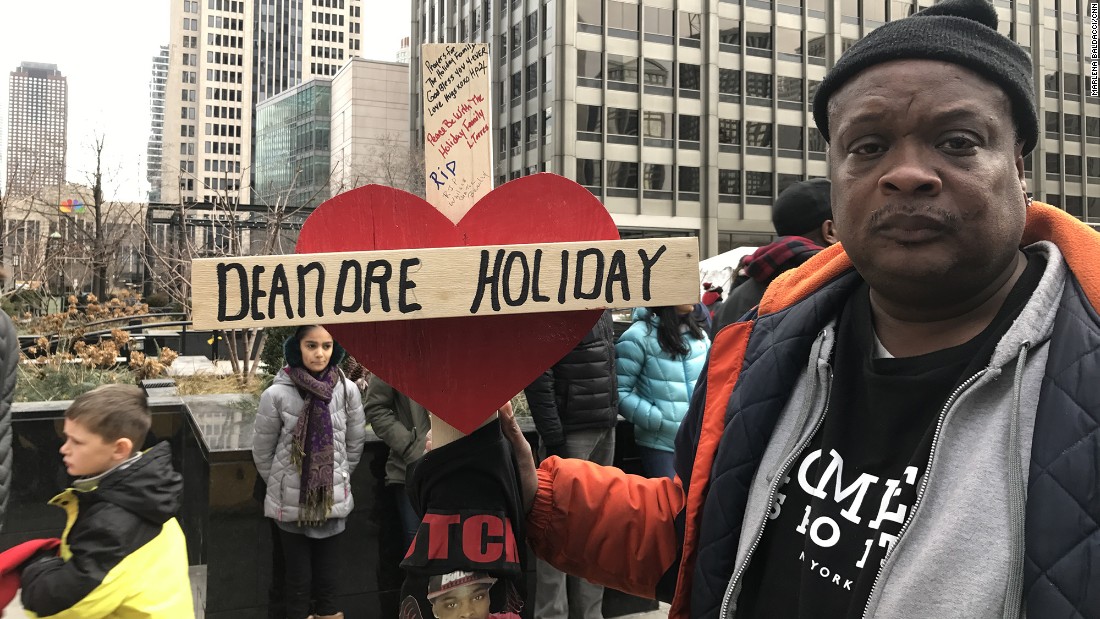 Renee Canady&#39;s son, Deandre Holiday, was killed in the early hours of January 1, 2016, after getting into a fight. He was 24.