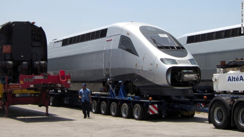 The TGV high-speed train are being tested on Morocco&#39;s Atlantic coast. 