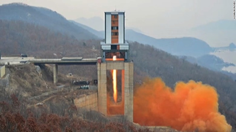 North Korea tested a new rocket at the Sohae Satellite Launching Ground, in North Pyongan Province on Sunday, March 19, 2017.