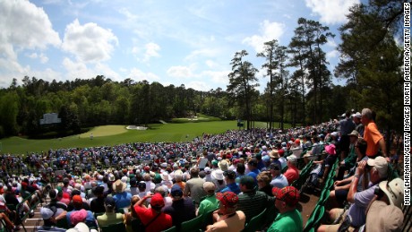 AUGUSTA, GA - APRIL 12:  Patrons watch play at Amen Corner during the second round of the 2013 Masters Tournament at Augusta National Golf Club on April 12, 2013 in Augusta, Georgia.  (Photo by Mike Ehrmann/Getty Images)