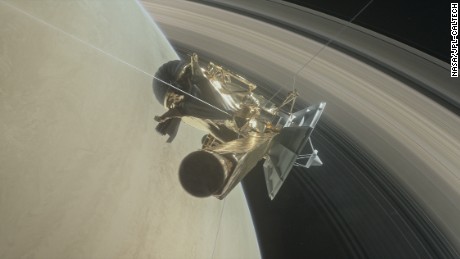 Signal received! Cassini probe shoots through Saturn&#39;s rings