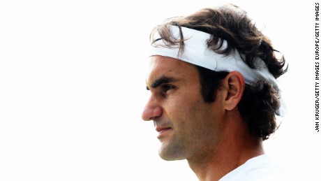 LONDON, ENGLAND - JULY 05:  Roger Federer of Switzerland during a practice session on day twelve of the Wimbledon Lawn Tennis Championships at the All England Lawn Tennis and Croquet Club on July 5, 2014 in London, England.  (Photo by Jan Kruger/Getty Images)