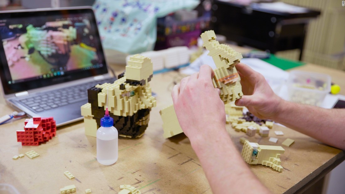 The man who builds LEGO for a living - CNN Video