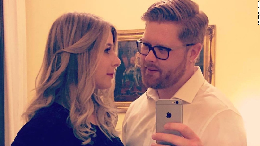 Chrissy Archibald with her fiancé, Tyler Ferguson.