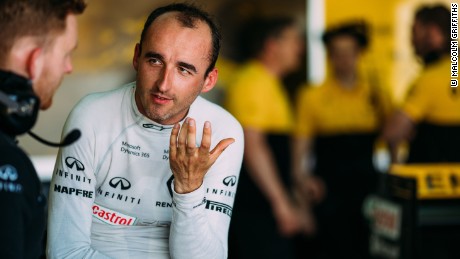 Robert Kubica completed a F1 test with his former team Renault on Tuesday