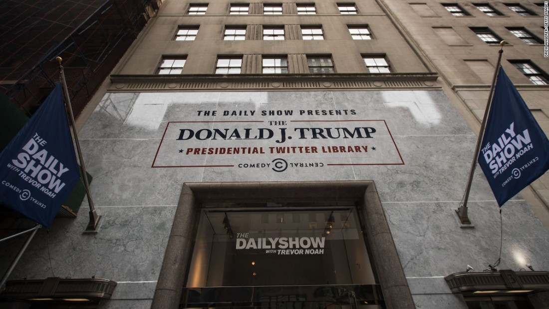 Tour the trump presidential twitter library cnn