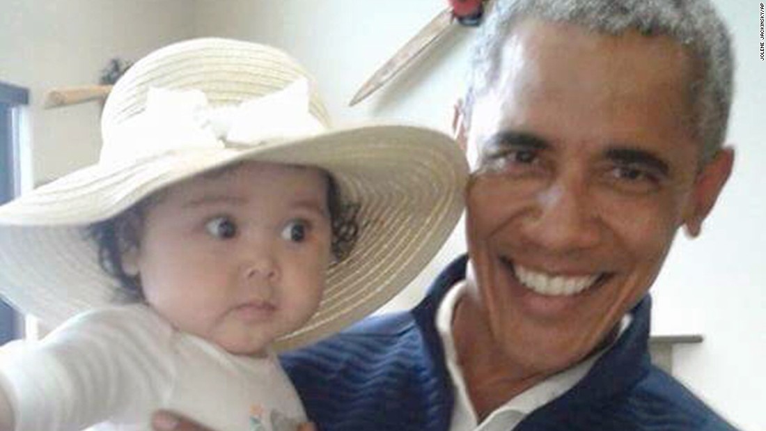 Obama charms seemingly stoked Alaskan baby – Trending Stuff