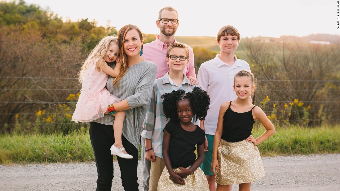 Mata, as she is known, became part of Jessica and Adam Davis&#39; family, along with their daughters Abby, left, and Taylor and sons Owen, center, and Isaac.&lt;br /&gt;