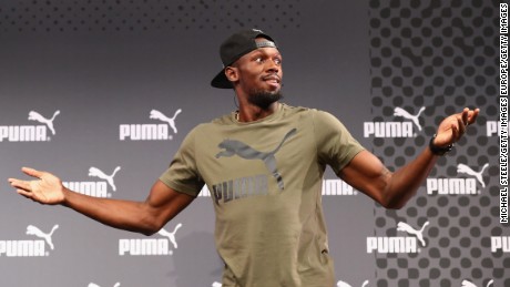 Bolt was in good spirits at his press conference ahead of the 2017 World Athletics Championships 