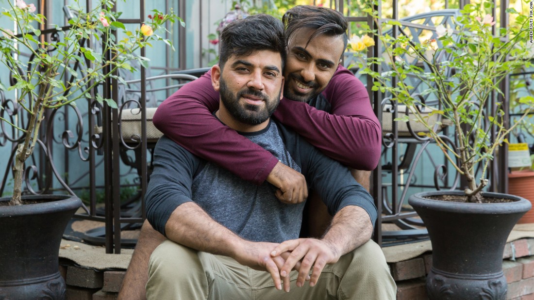 Nayyef Hrebid and Btoo Allami at their home in Seattle on August 13, 2017.
